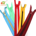 CHENGDA Wholesale Price Eastern Europe Market Customized Color Close End Auto Lock Nylon Zipper