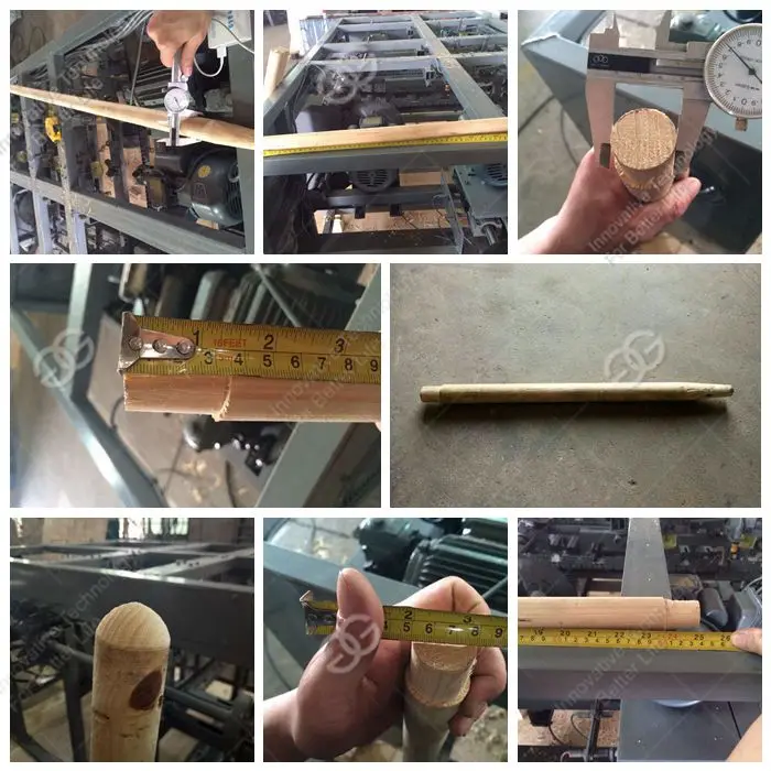 Good Price Threaded Wooden Round Sticks Maker Wood Broom Handle Screw /Threading Machine