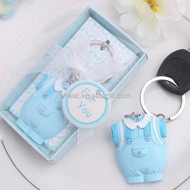 pink girl cloth keychain baby shower gift