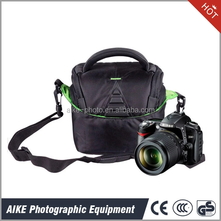 Hot Sale Wholesale Polyester Shock proof Camera Shoulder bag from manufacturers for DSLR SLR Cameras with Rain Cover