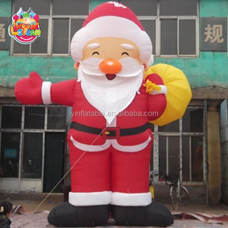 giant inflatable christmas santa claus 4 meters
