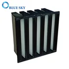High Efficiency V-bank Shape HVAC System Hepa Air Filter