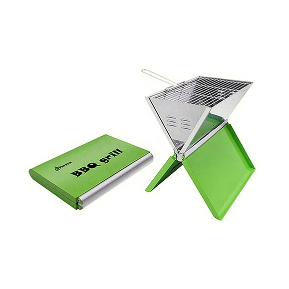 Hot selling Outdoor Portable Folding Notebook Grill Stainless Steel Charcoal bbq grill stove With Certification, Silver,black,green,yellow
Hot selling Outdoor Portable Folding Notebook Grill Stainless Steel Charcoal bbq grill stove With Certification, Silver,black,green,yellow
