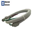 CUL Listed non-metallic 6Ft 1/2"x4', 10AWG Flexible Pipe conduit Air Conditioner Electrical Wire Whip
