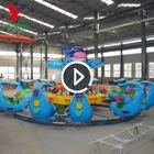 Fairground Playland Water Amusement Park Equipment Electric Battling Fight Shark Island Dolphin Ride