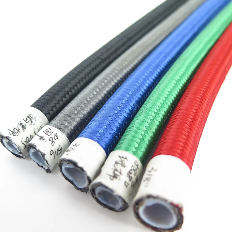 Yatai 1/4 Inch One Stainless Steel Wire Braid Colorful Ptfe Flexible Hose