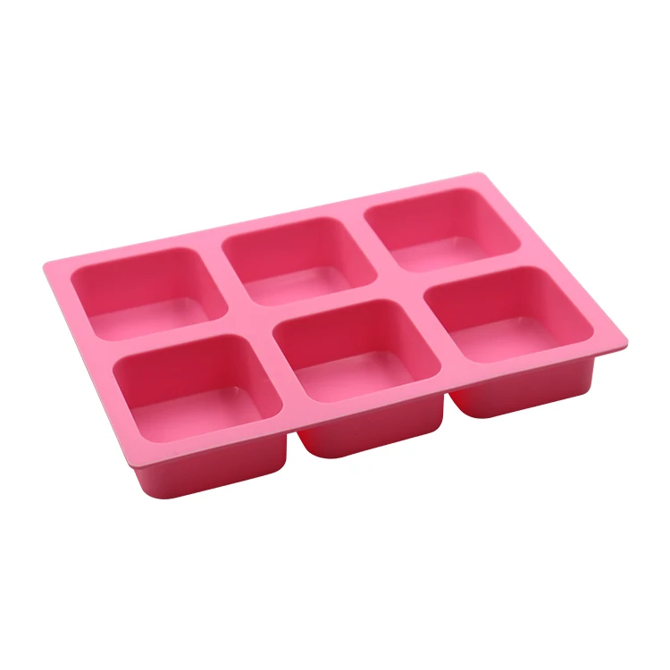 Wholesale Food Grade 6 Holes Square Shape Handmade 3d Silicone Mold For Soap, Pink or according to your request .
Wholesale Food Grade 6 Holes Square Shape Handmade 3d Silicone Mold For Soap, Pink or according to your request .