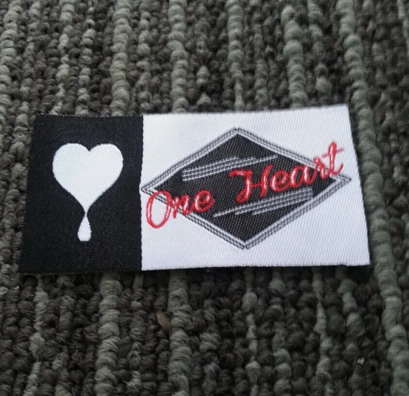 high density woven label