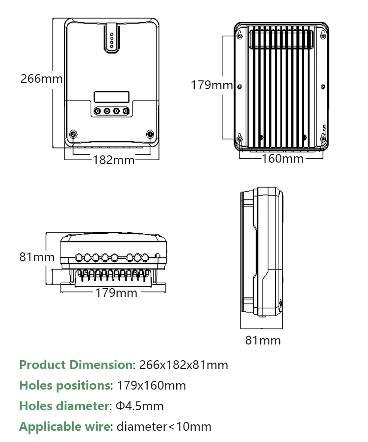 30A product dimension