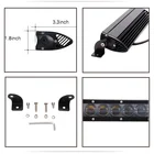 IP68 waterproof 8 inch led driving light bar 12v 30w 4d led work light bar 4x4 for tractor boat 4wd atv truck