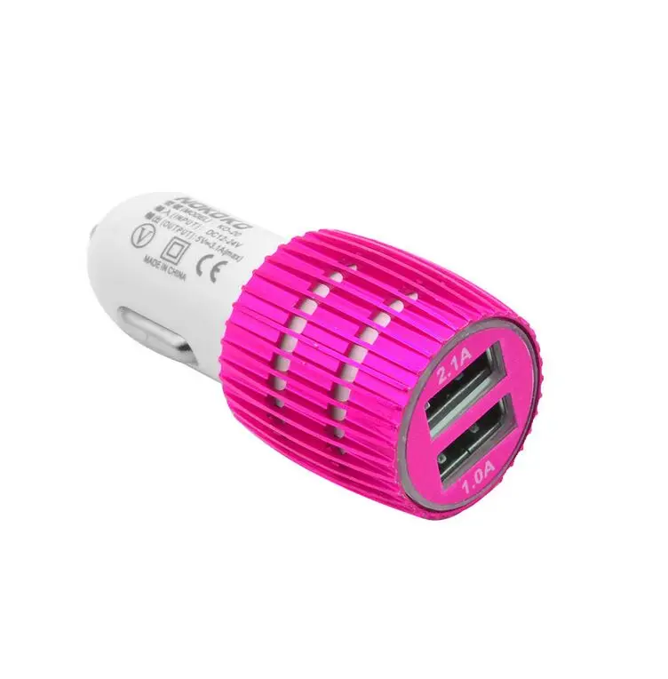 dual usb ports car charger-4