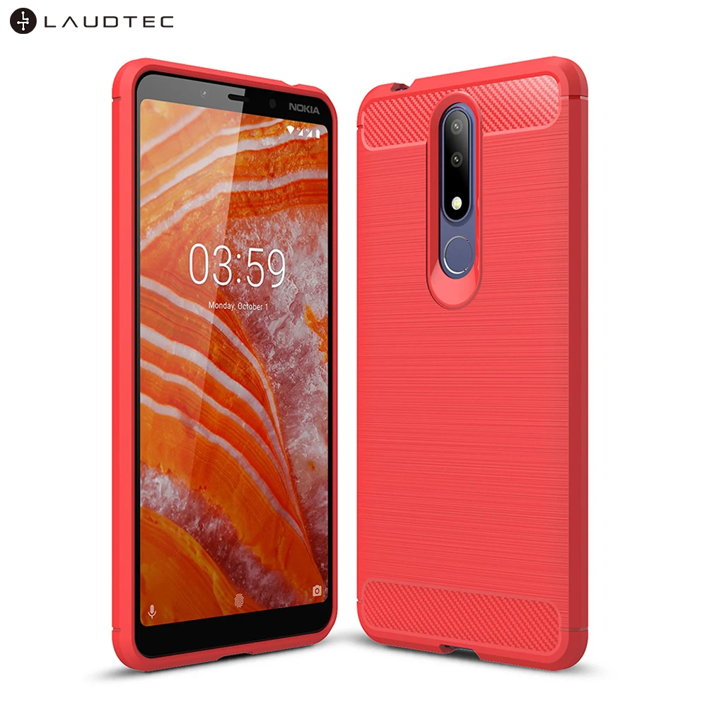 Carbon Fiber Soft Tpu Back Cover Phone Case For Nokia 3.1 Plus/X3, Black;navy blue;red;gray 
Carbon Fiber Soft Tpu Back Cover Phone Case For Nokia 3.1 Plus/X3, Black;navy blue;red;gray