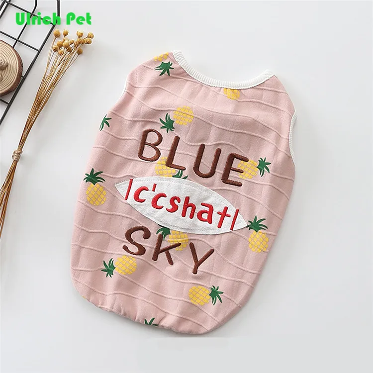 JY159 New cute cotton stretch pet dog clothing vest 
JY159 New cute cotton stretch pet dog clothing vest