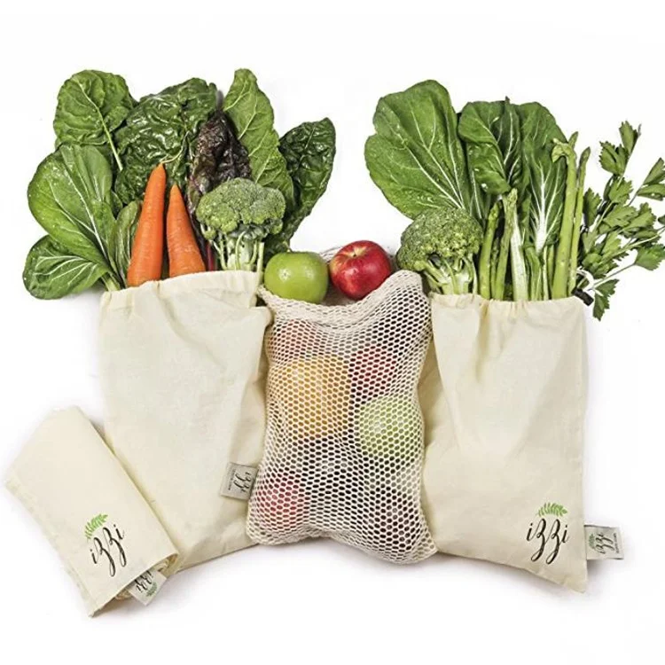 Cotton Reusable produce bags, Mesh with drawstring for fruits and veggies, Muslin reusable bags with see through window for bulk, Natural cotton color
Cotton Reusable produce bags, Mesh with drawstring for fruits and veggies, Muslin reusable bags with see through window for bulk, Natural cotton color