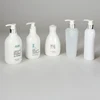 Decorative 300ml PET Plastic Cosmetic Shampoo Pump Bottles
