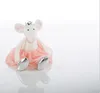 dressed girl and boy ballet shoes plush mouse toy