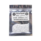 Wholesale WuZhou Gemstone White 1.25mm Round Cut CZ Stone Cubic Zirconia Loose CZ