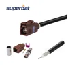 GPS glonass Antenna cable/GSM antenna extension cable/SMA cable: FAKRA male straight to SMA female straight with RG58