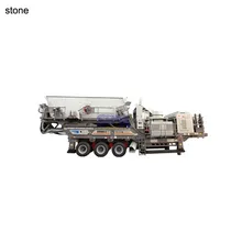 2018 new mobile stone crusher machine price, portable rock crushing plant