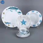 Hot design 20 pcs bone china dinner set porcelain dinnerware set ceramic dishes plate