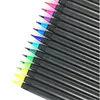 24 Colors Watercolor Brush Marker Pen With 1 Water Pen Set, Professional Art Marker Brush Pen