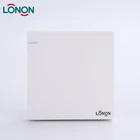10 Years Warranty wireless light remote White PC 16A Electric Wall 1 Gang 1 Way Switch