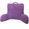 R1450 purple bed backrest pillow, Detachable stuffed cushion