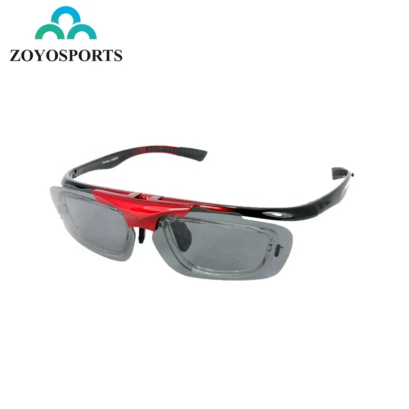 ZOYOSPORTS uv400 protective flip type lens mirrored clip on Cycling sun glasses polarized tr90 sunglasses, Black,red, gray
ZOYOSPORTS uv400 protective flip type lens mirrored clip on Cycling sun glasses polarized tr90 sunglasses, Black,red, gray
