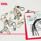 Metal Black White Gold Color Safety Pins Pear Shape Wholesale Factory