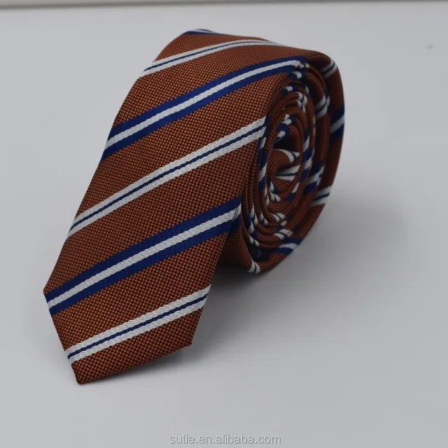 plain stripe mens slim 100% silk slim ties cravat jacquard