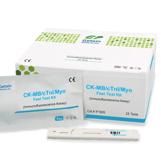 IAM Troponina I/CK-MB/Kit de Teste de teste de marcadores cardíacos Mioglobina/lesão Do Miocárdio/3 em 1