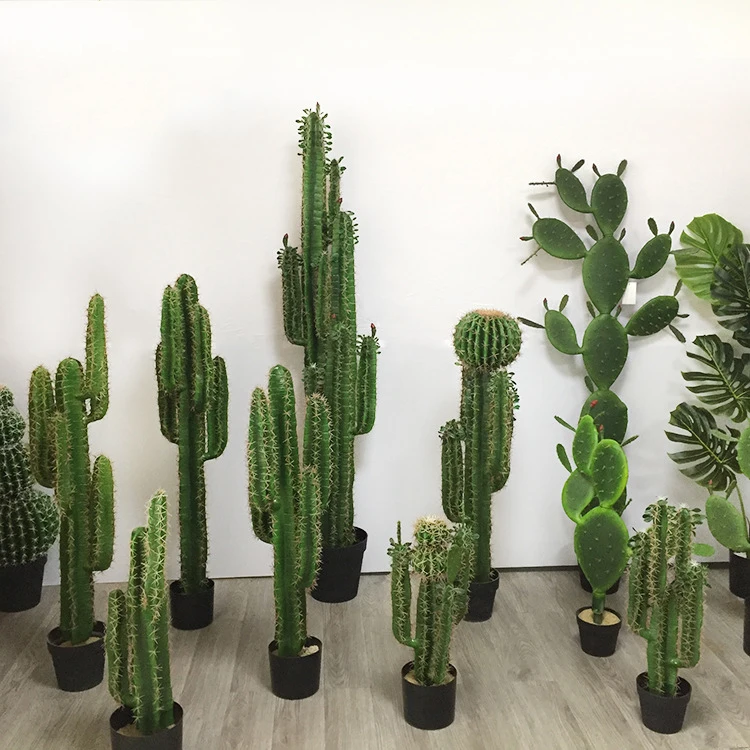 Muilti-farbe Stile Künstliche Sukkulenten Pflanzen Kunststoff Kaktus für Dekoration