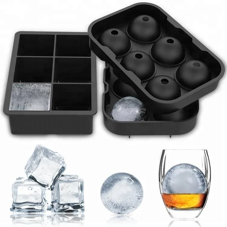 hot sale 6 trays silicone ice maker square shape and sphere shape ice mold for bar and home
hot sale 6 trays silicone ice maker square shape and sphere shape ice mold for bar and home