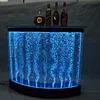 colors change acrylic water bubble bar counter led light furniture