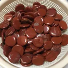 Wholesale healing tumble stone red jasper pocket stone
