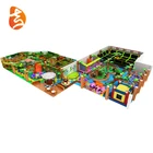 Factory Customized Forest Theme Children Commercial Animals Indoor Playground Equipment With Trampoline Park