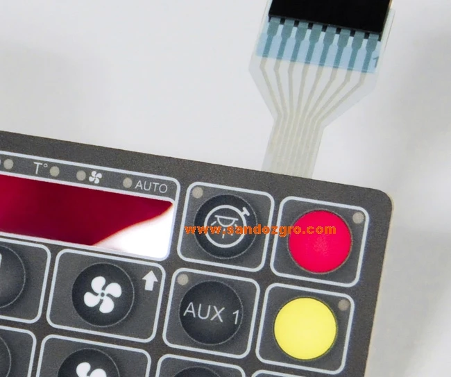 membrane switches transparent UV insulation ink