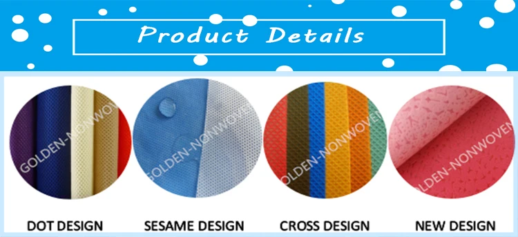 Good Tear-Resistand Spunbond Nonwoven Fabric Non-Woven Polypropylene (Pp)Fabric