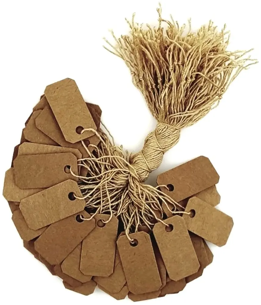 Jewelry Price Paper Tags with String
Jewelry Price Paper Tags with String