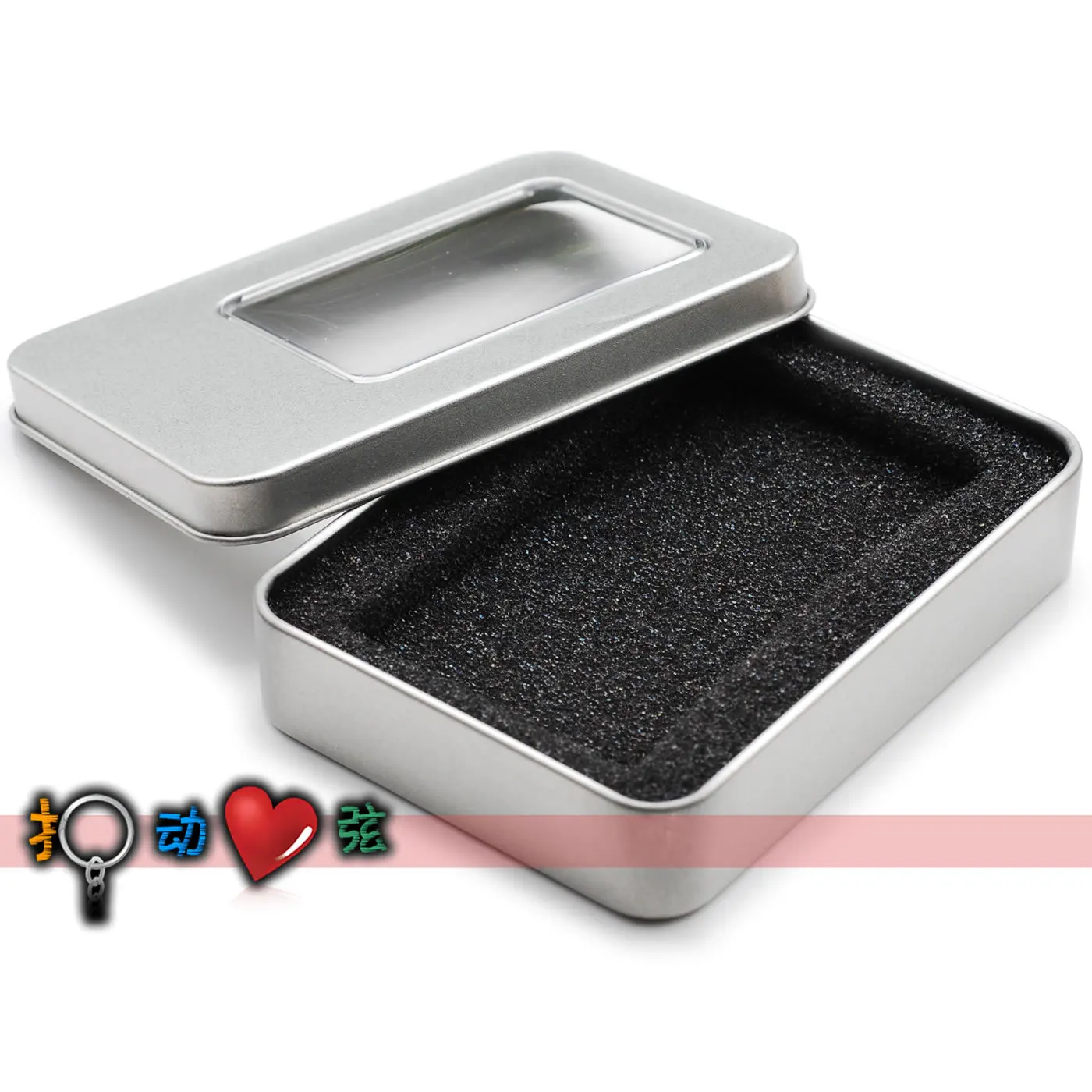 tin open metal packaging box gift box business card box