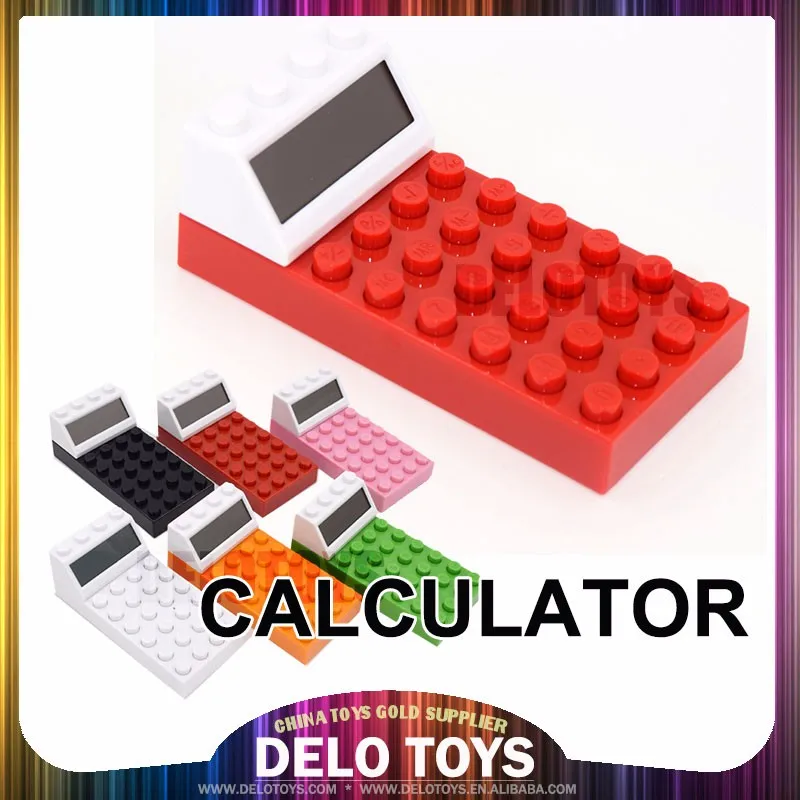 Creative product educational toys building bricks toys plastic calculator DE093-1