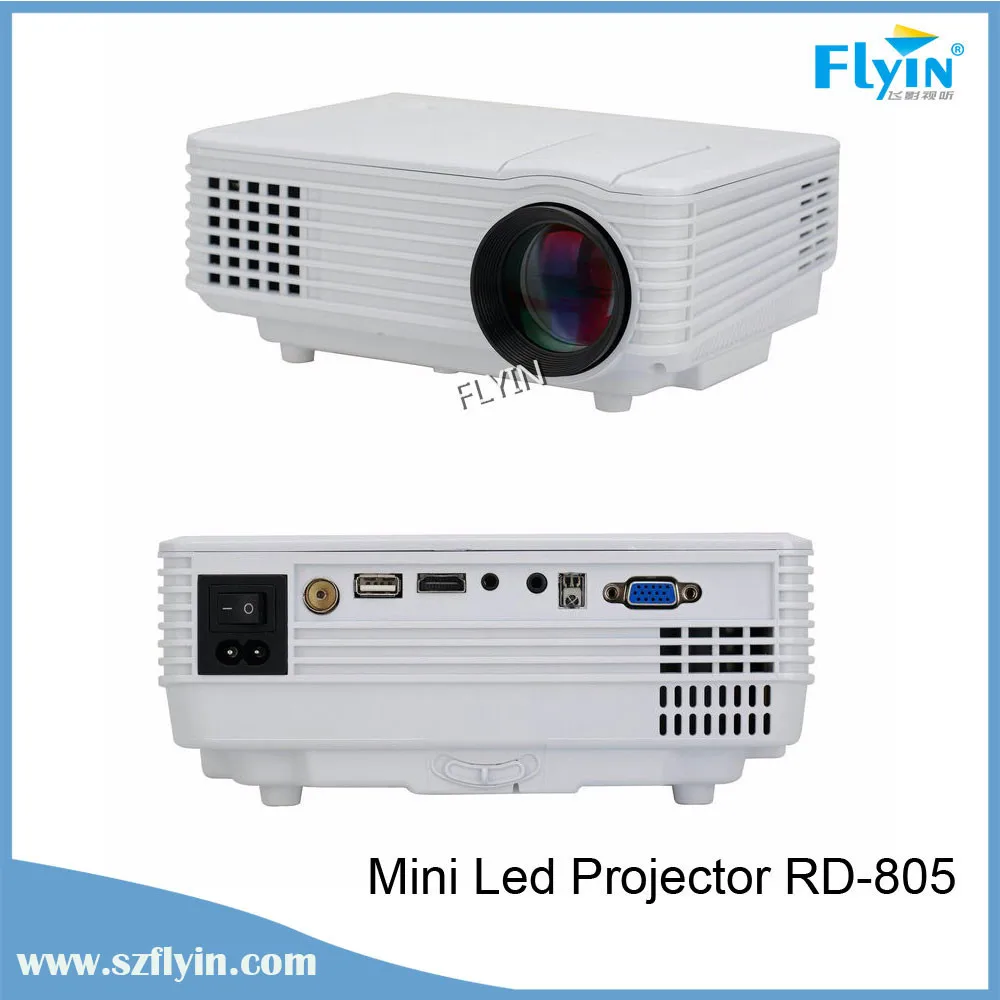 led mini pocket projector rd 805 support av vga sd usb led mini pocket projector rd 805 support av vga sd usb