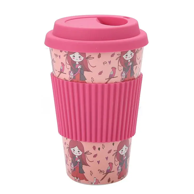Eco-Friendly Reusable Cup Silicone Lids Holder Bamboo Fiber Coffee Cup Travel Coffee Mug, Yellow,brown,blue,khaki,rose red,pink
Eco-Friendly Reusable Cup Silicone Lids Holder Bamboo Fiber Coffee Cup Travel Coffee Mug, Yellow,brown,blue,khaki,rose red,pink