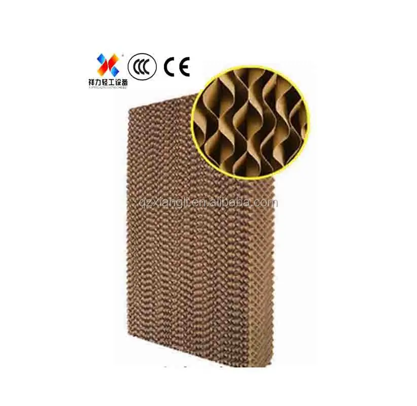Honeycomb evaporative cooling pad/best quality humidification cooling pad