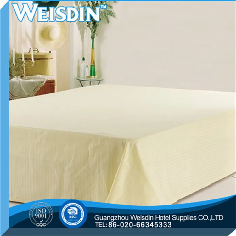 wedding made in China polyester/cotton hospital rubber bed sheet