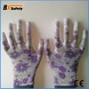 BSSAFETY Safety Glove Polyester PU coated Glove ESD PU Anti Static Work Glove