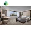 Solid wood newest design 5 star luxury hotel bedroom furniture