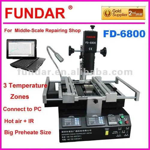 2012 Hot sale FUNDAR FD-6800 repair laptop bga machine