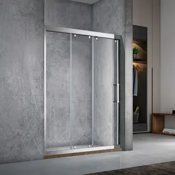 Single Sliding Door Shower Enclosures Bath Cubicle Free Clips Voyeur Shower Room