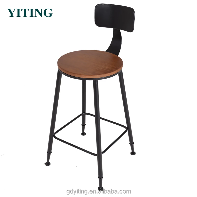 High Quality Comfortable Leather Cheap Kitchen Bar Stool Yw 080
